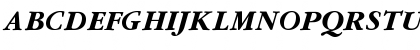 Download Garamond BoldItalic Font Uppercase Preview