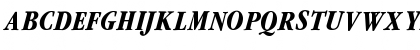 Download Garamond CondBoldItalic Font Uppercase Preview