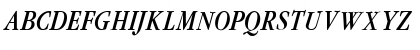 Download Garamond CondBookItalic Font Uppercase Preview