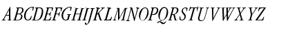 Download Garamond CondLightItalic Font Uppercase Preview