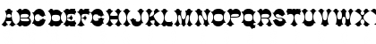 Download Burninhood-Thin Regular Font Uppercase Preview
