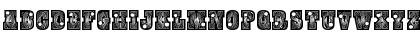 Download BurrisBlackShootout Regular Font Uppercase Preview