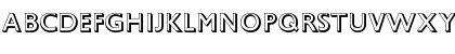 Download Gill Sans Std Shadowed Font Uppercase Preview
