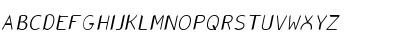Download Gonza Oblique Font Uppercase Preview