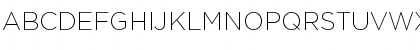 Download Gotham Extra Light Font Uppercase Preview