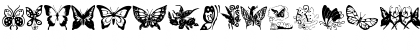 Download butterflies_csp Regular Font Uppercase Preview