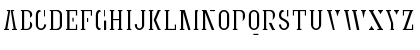 Download Granite SemiStencilLight Font Uppercase Preview