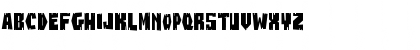 Download BuzzSaw Chipped AOE Regular Font Uppercase Preview