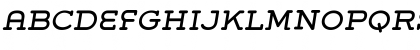 Download Grover Slab Italic Font Uppercase Preview