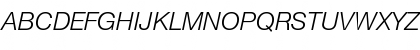 Download Helvetica Neue LT Pro 46 Light Italic Font Uppercase Preview