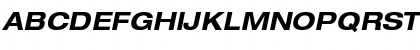 Download Helvetica Neue LT Std 73 Bold Extended Oblique Font Uppercase Preview