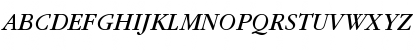 Download ITC Garamond Std Book Italic Font Uppercase Preview