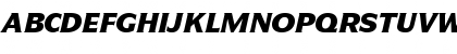 Download ITC Symbol Black Italic Font Uppercase Preview