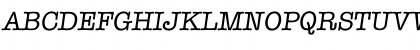 Download Itypewriter Regular Font Uppercase Preview