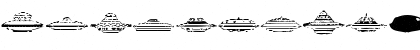 Download UFO n&#56689Silhoue&#57343e Font Uppercase Preview