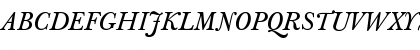 Download J Baskerville Text Italic Font Uppercase Preview