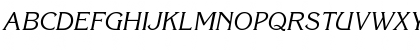 Download ITC Korinna Kursiv Regular Font Uppercase Preview