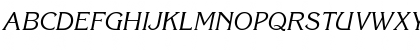 Download ITC Korinna Kursiv Regular Font Uppercase Preview