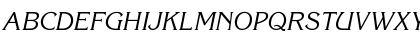 Download ITC Korinna Kursiv Regular Font Uppercase Preview