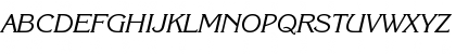 Download ITC Korinna Kursiv Regular Font Uppercase Preview