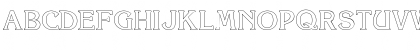 Download Korinna Outline Font Uppercase Preview