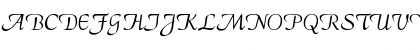 Download CalligraphyFLF Regular Font Uppercase Preview