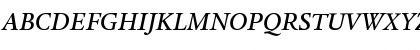 Download LegacySerifEF MediumItalic Font Uppercase Preview