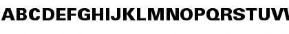 Download LinotypeUnivers BasicBlack Font Uppercase Preview