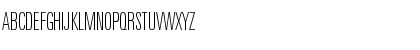 Download LinotypeUnivers CompThin Font Uppercase Preview
