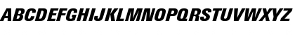 Download LinotypeUnivers CondExtraBlackIt Font Uppercase Preview