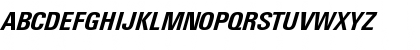 Download LinotypeUnivers CondHeavyItalic Font Uppercase Preview