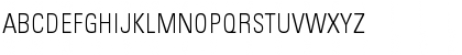 Download LinotypeUnivers CondLight Font Uppercase Preview