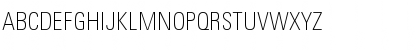 Download LinotypeUnivers CondThin Font Uppercase Preview