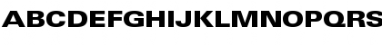 Download LinotypeUnivers ExtdBlack Font Uppercase Preview