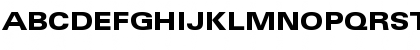 Download LinotypeUnivers ExtdHeavy Font Uppercase Preview