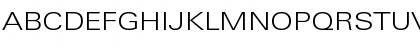 Download LinotypeUnivers ExtdLight Font Uppercase Preview