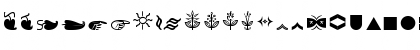 Download Lisboa Dingbats Arrows Regular Font Uppercase Preview