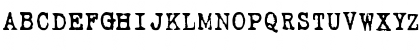 Download LoveLetterTypewriter Regular Font Uppercase Preview