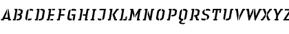Download LTAuthenticStencil Regular Font Uppercase Preview
