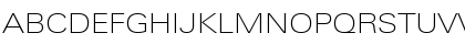 Download LTUnivers 240 ExtdThin Font Uppercase Preview