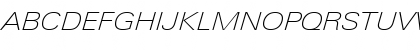 Download LTUnivers 241 ExtdThinIt Font Uppercase Preview