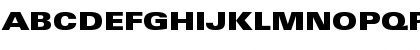 Download LTUnivers 940 ExtdXBlack Font Uppercase Preview