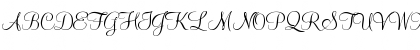 Download Mahogany Script Std Regular Font Uppercase Preview