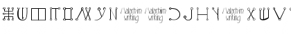Download MalachimWriting Regular Font Uppercase Preview