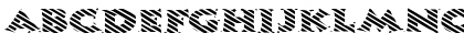 Download CandyStripeExtended Regular Font Uppercase Preview