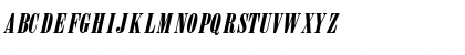 Download CapelliUltraCondensed BoldItalic Font Uppercase Preview