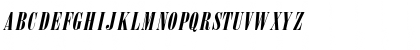 Download CapelliUltraCondensed Italic Font Uppercase Preview