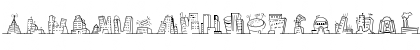 Download MiniPics NakedCityDay Regular Font Uppercase Preview