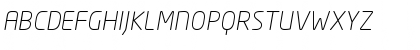Download NeoTech Light Italic Font Uppercase Preview