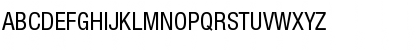 Neue Helvetica Condensed BQ Regular Font Uppercase Preview
